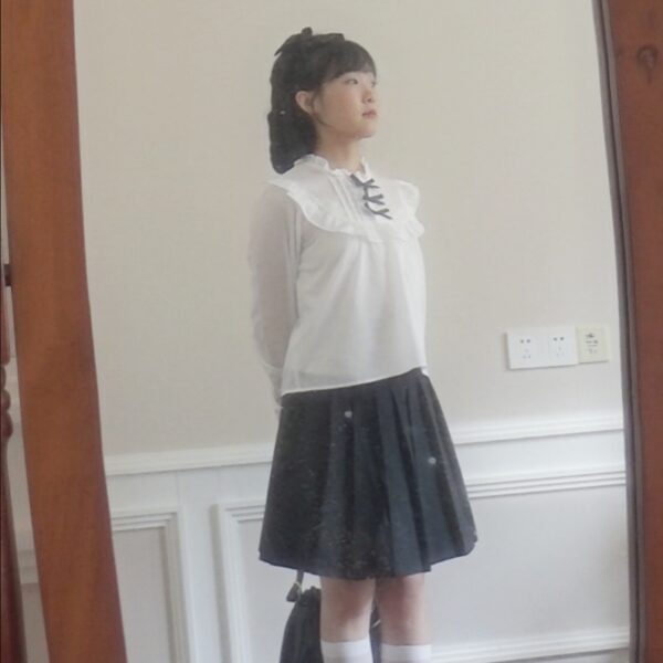 Dear my love long-sleeved blouse - 图片 2