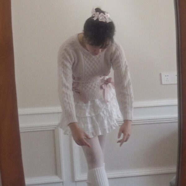 AnkRouge balletcore ribbon sweater - 图片 4