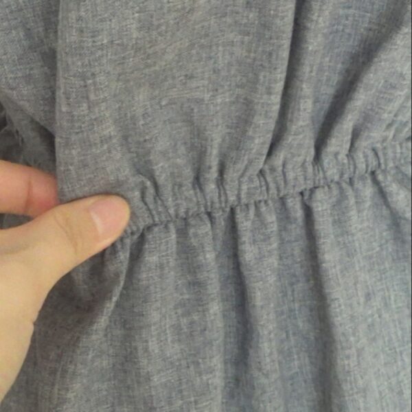 axes femme grey long sleeves dress - 图片 7