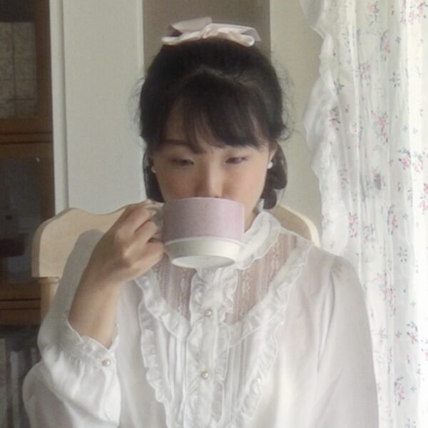Amavel white lace splicing long-sleeved blouse - 图片 2