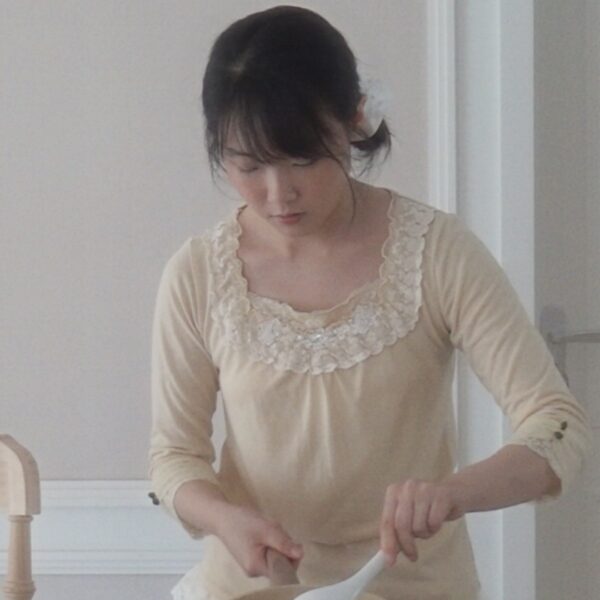 axes femme vintage rose buttons and lace top - 图片 3