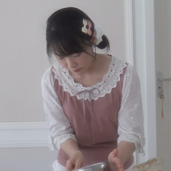 axes femme pink-and-white spliced top - 图片 2
