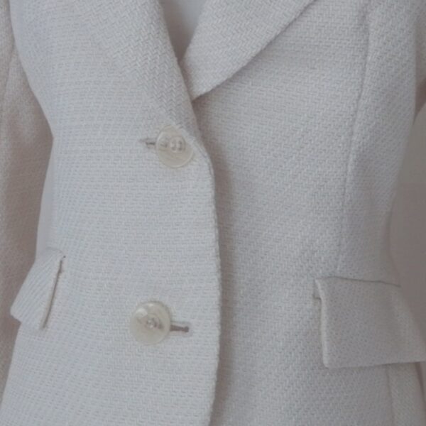 Krone milky white 3 piece suit set - 图片 8