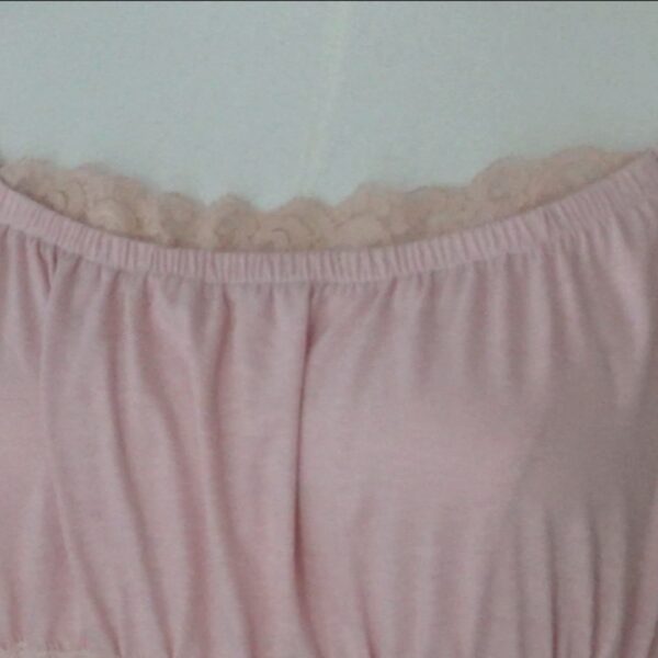 Japanese balletcore lotus pink ribbon dress - 图片 6