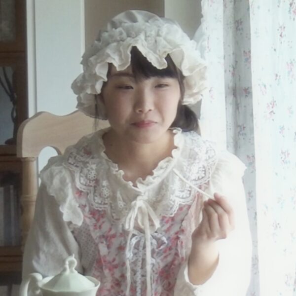 axes femme patchwork jumper skirt with rose floral patterns and lace - 图片 2