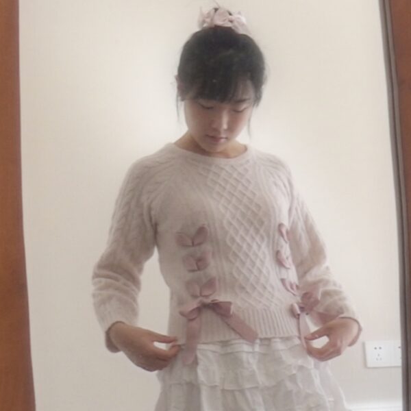 AnkRouge balletcore ribbon sweater - 图片 3