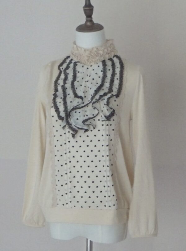 axes femme layers-upon-layers lotus-leaf collar top - 图片 5