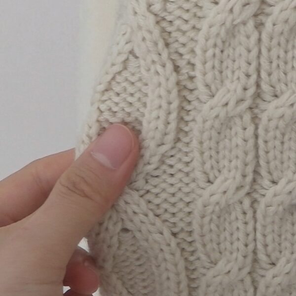 axes femme brown checkered ribboned sweater - 图片 6