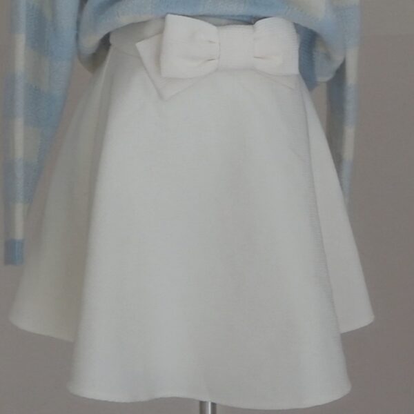 Tralala college style checkered sweater decorated with pearls - 图片 7
