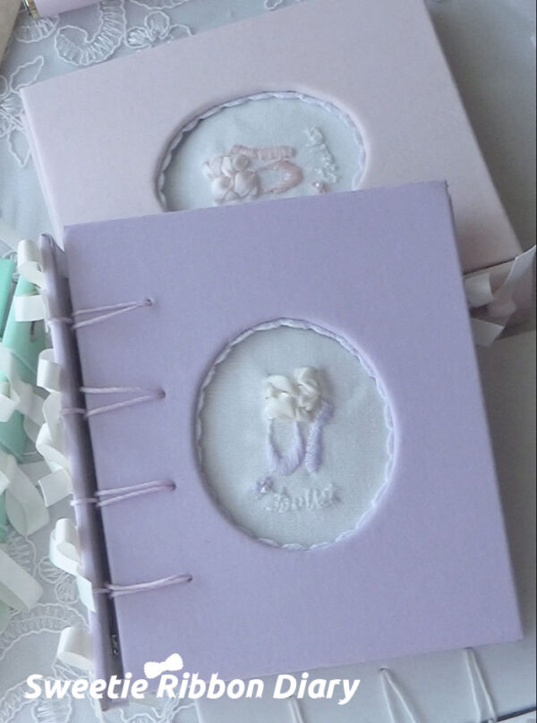 Ballet Shoe Embroidered M5 Notebook