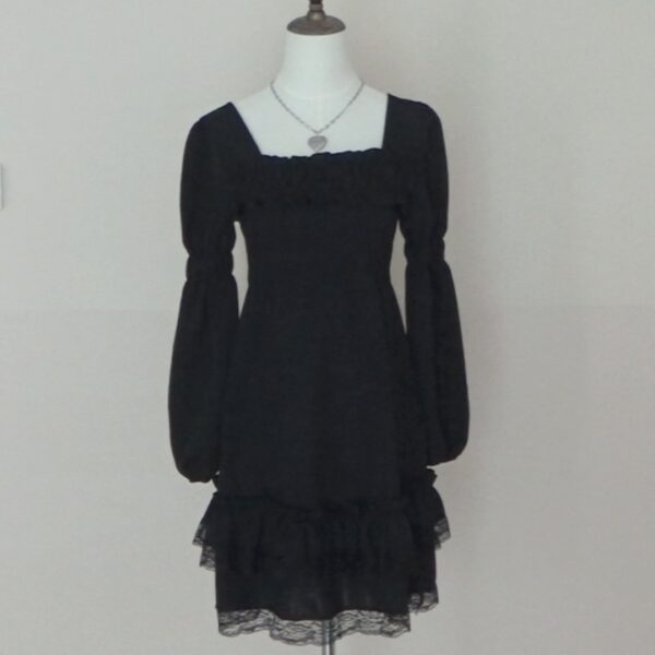 Ressh.N black Gothic lolita dress - 图片 5