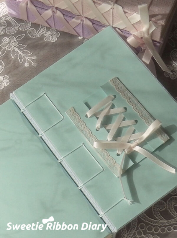 Ballet Rose Embroidered A5 Notebook/3 Inch Photo Card Album - 图片 7