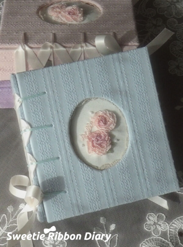 Ballet Rose Embroidered A5 Notebook/3 Inch Photo Card Album - 图片 11