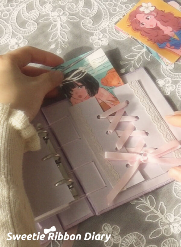 Ballet Rose Embroidered A5 Notebook/3 Inch Photo Card Album - 图片 14