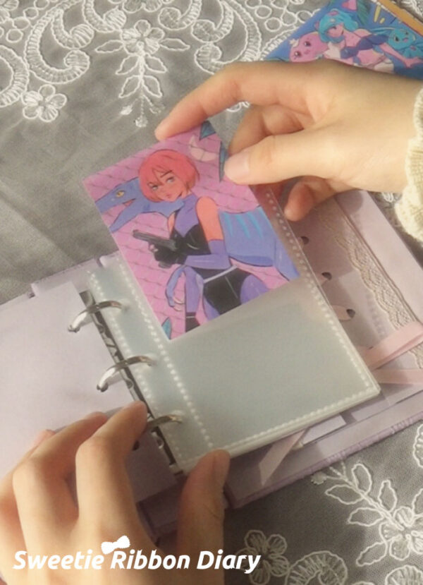 Ballet Rose Embroidered A5 Notebook/3 Inch Photo Card Album - 图片 13