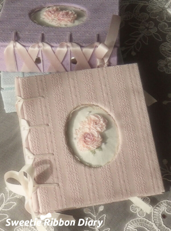 Ballet Rose Embroidered A5 Notebook/3 Inch Photo Card Album - 图片 10